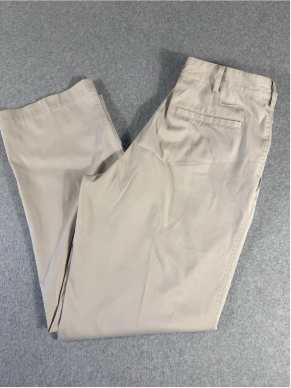 Nike Golf Dri-Fit Pants Mens 32x30 Khaki Beige Performance Chino